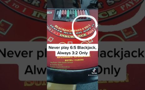 Casino Dealer Reacts to Casino Clip! #blackjack #casino