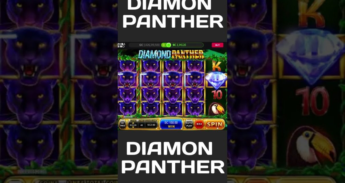 DIAMON PANTHER EPIC WIN CHUMBA CASINO #shorts