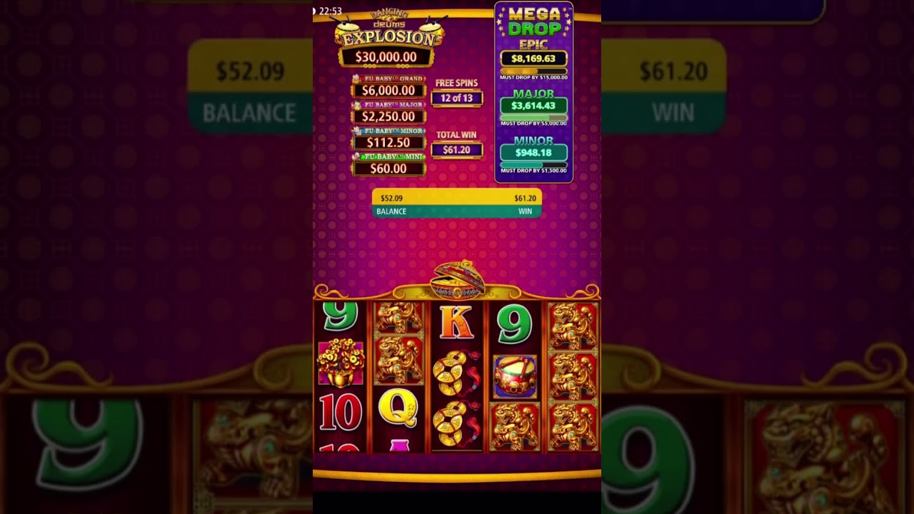 Dancing Drums Explosion | Online Casino | $2 Bet | Online Slots | DraftKings #shorts