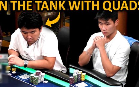 Flopping Quads Against Rampage @Hustler Casino Live