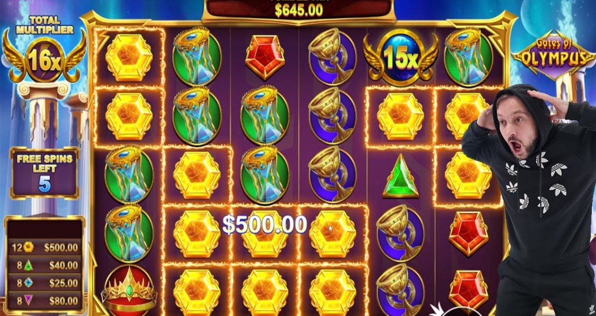 GATES OF OLYMPUS! ?HIT BIG MULTIPLIER with HUGE WIN – CASINO SLOT ONLINE GAME