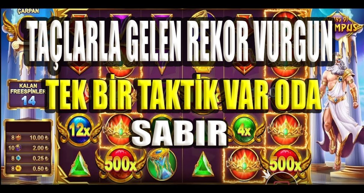 GATES OF OLYMPUS | Taçlarla Gelen Rekor Vurgun Bigwin |ç