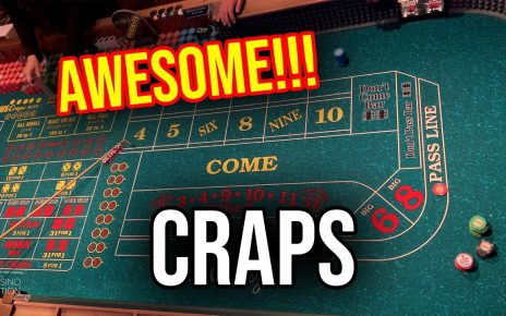 GREAT WINNING CRAPS SESSION! HITTING SO MANY NUMBERS!!!