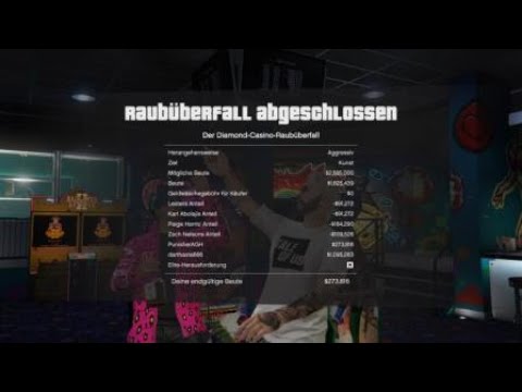 GTA Online Casino Heist Aggressiv (Gemälde)