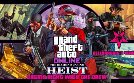 GTA Online Casino dark with the Crew. Celebrating Crew 3 Year Anniversary