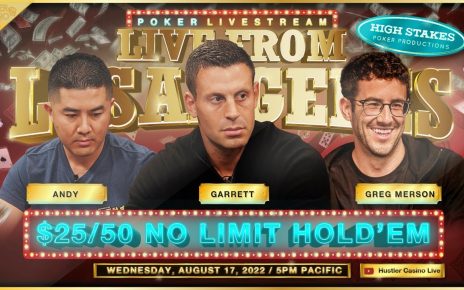 Garrett, Greg Merson, Krish, Andy, Eli & Mike A Play /50/100/200 – Commentary by David Tuchman