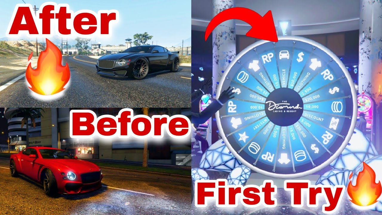 Gta 5 Online - Casino Car Winning and Tuning (Lucky Wheel) ?? #gta #gta5 #gtaonline #gaming #car