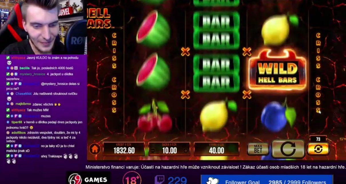 HELL BARS CHALLENGE • KOLIKRÁT BUDE DOTÁČET ČTVEREC • 69 GAMES ONLINE CASINO