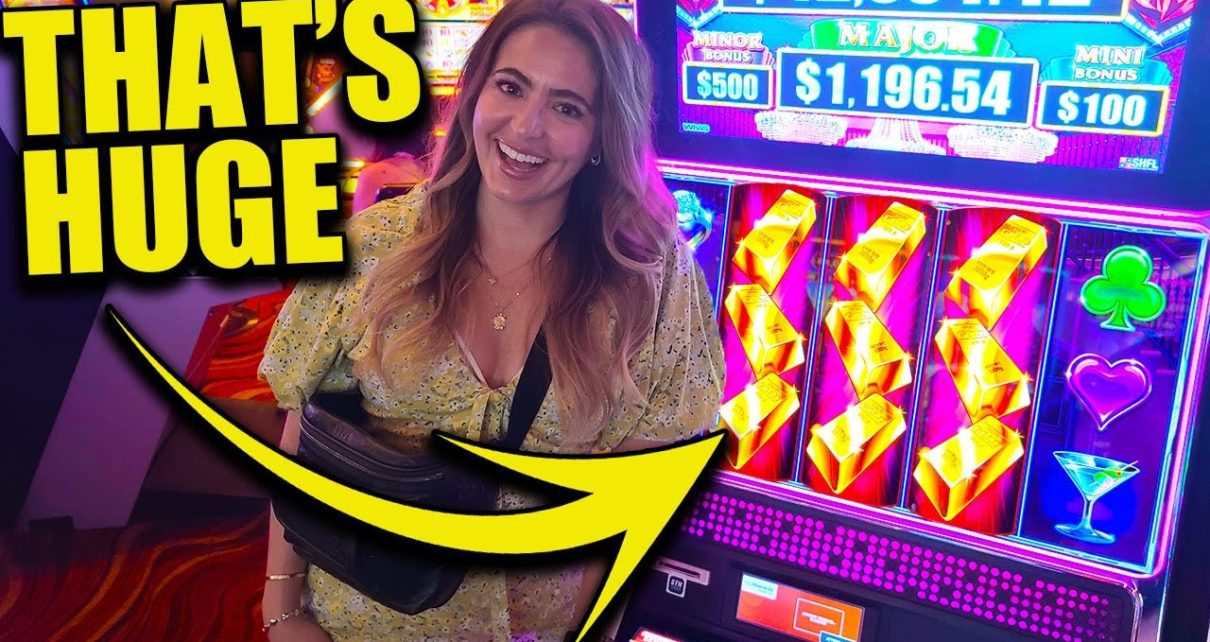 I Played This Slot Machine at carmine stone Casino & WON This…. JACKPOT but non how you would expect it