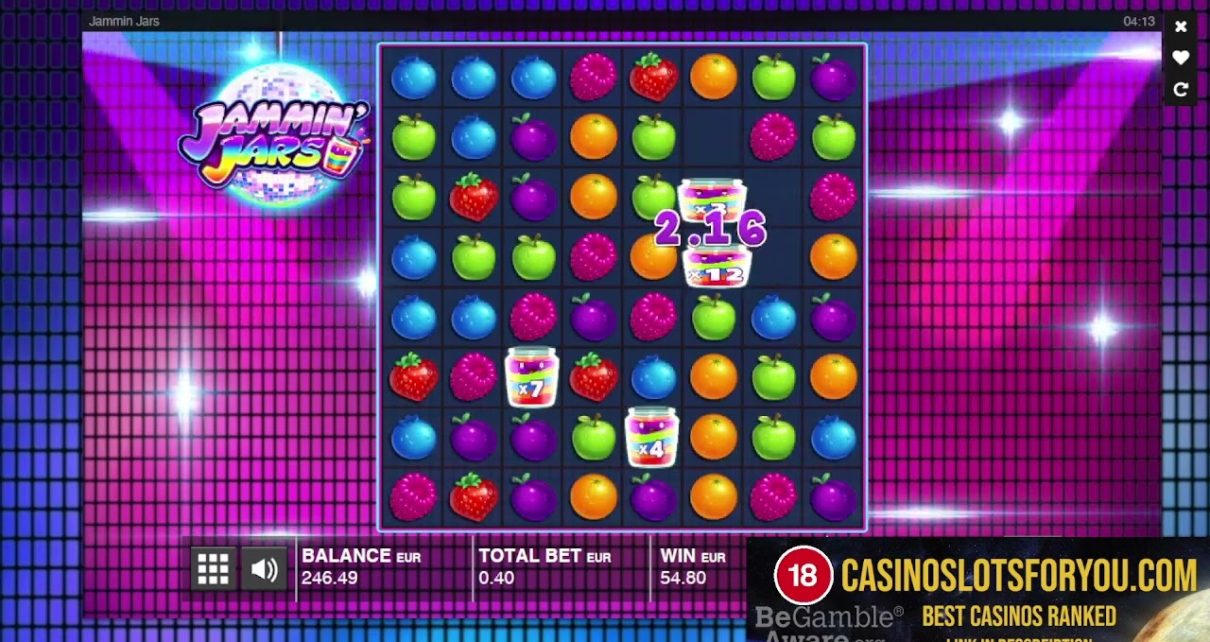 Insane Jammin Jars Bonus Win, Online Casino Slots