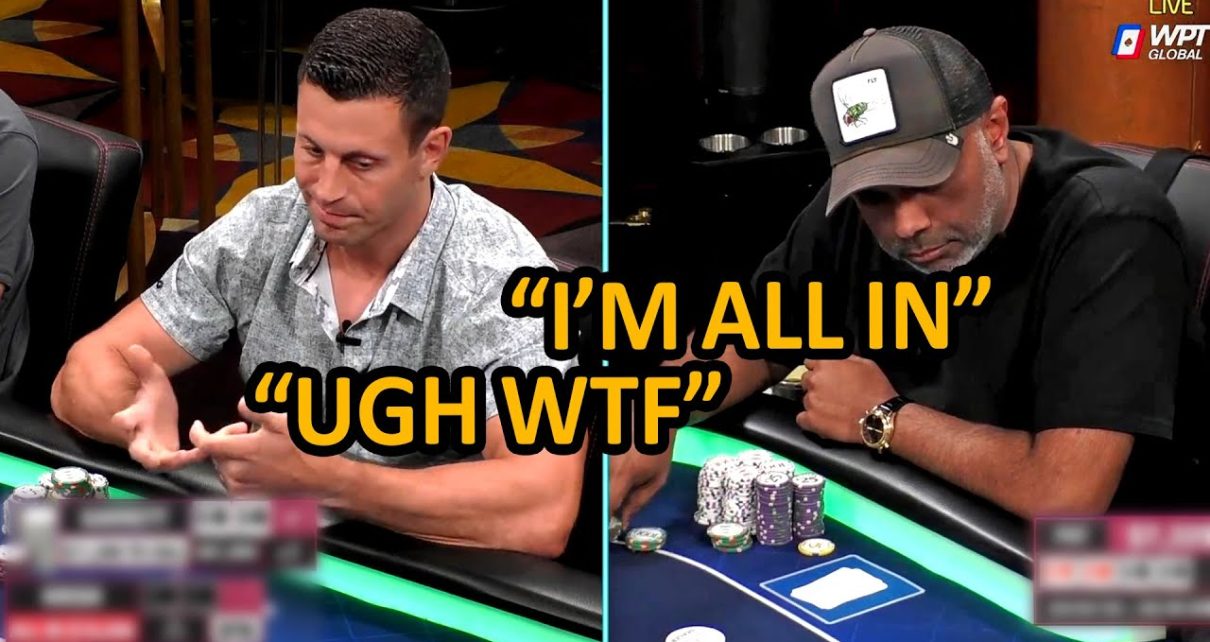 Krish BLUFF SHOVES and Puts Garrett To The Test @Hustler Casino Live