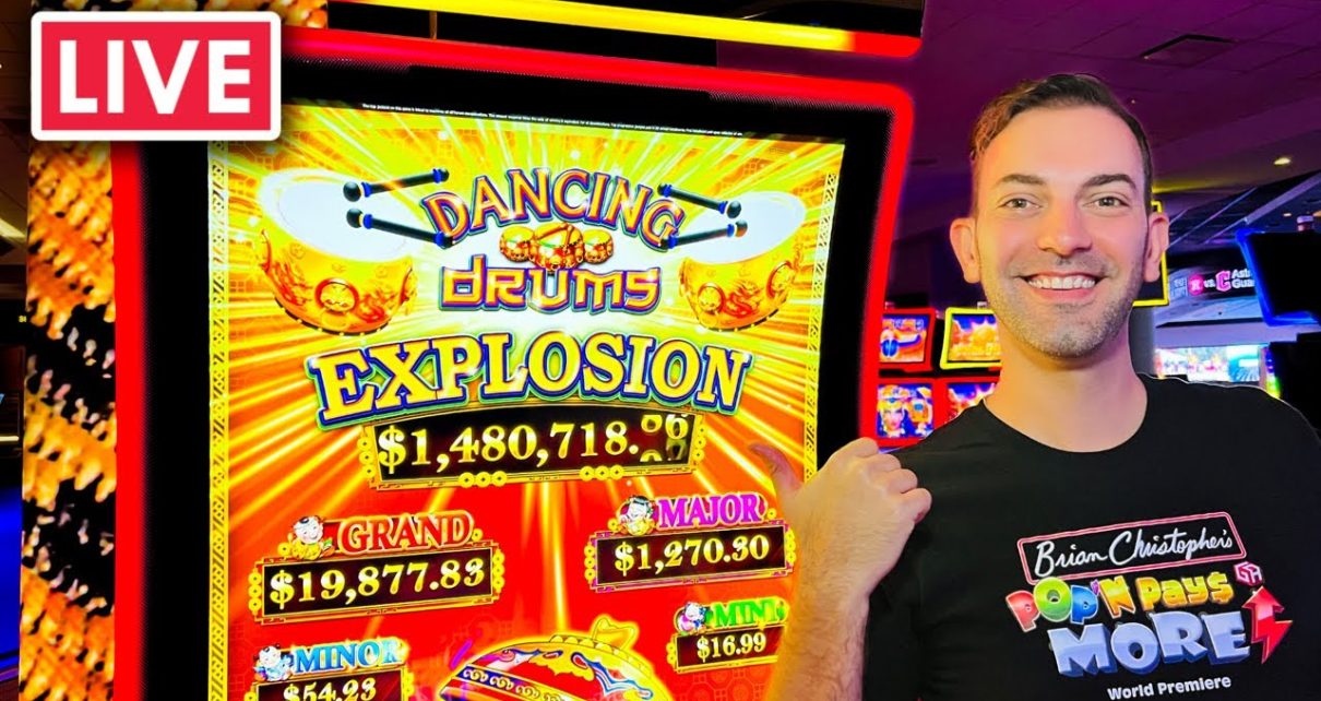 LIVE Dancing Drums EXPLOSION ? Gold Fish Casino Slots