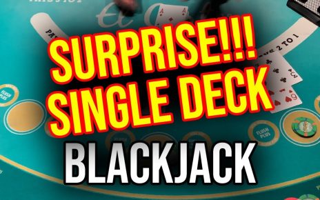 LIVE SINGLE DECK BLACKJACK!!! August 13th 2022