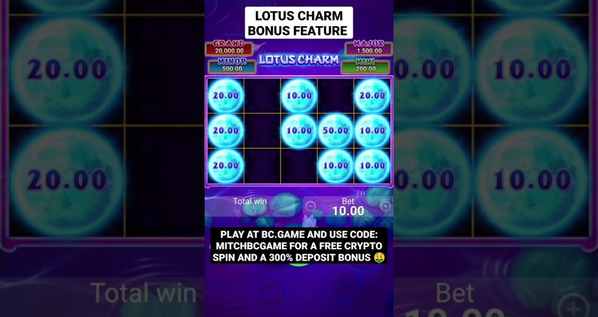 Lotus Charm Bonus Feature Massive 18x Win ?- Online Casino Slots Win Lotus Charm Bonus Feature Massive 18x Win ?- Online Casino Slots Win