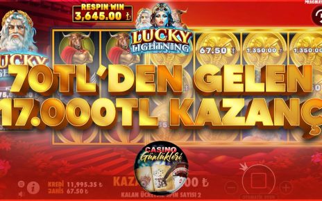 Lucky Lightning | Düşük Kasa Katladım 17.000 Seri Kazanç !!! #luckylightning #slotvideoları #casino