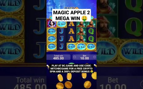 Magic Apple 2 Hold and Spin Feature Mega Win – Online Casino Slots Win #casinoonline #slots #casino