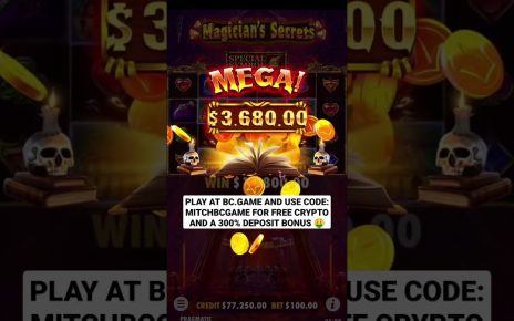 Magicians Secrets Bonus Feature Mega Win 200x Win – Online Casino Win BC.Game #casino #slots #win