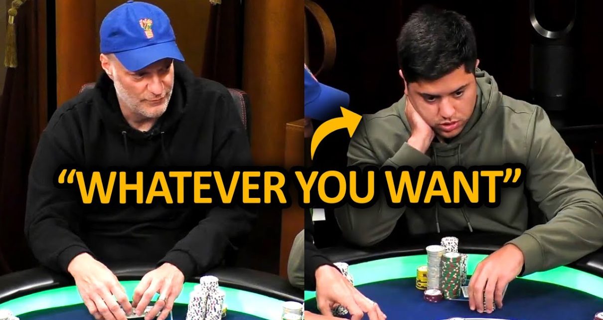 Mariano Realizes His Opponent is a Recreational participant @Hustler Casino Live