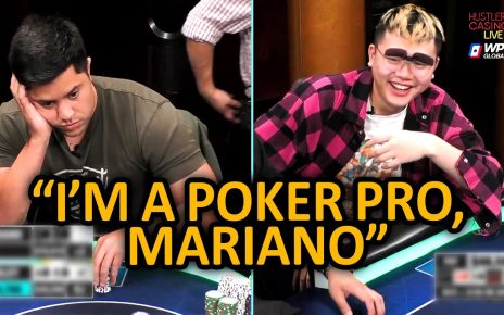 Mariano Takes The Aggressive Route Against Wesley @Hustler Casino Live