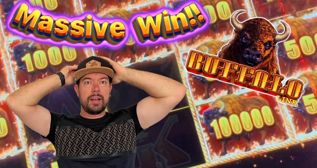 Massive Buffalo Link Orb Landed! Live Slot Play at Casino ?