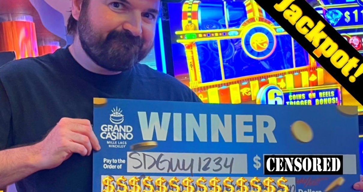 My LARGEST JACKPOT EVER At Grand Casino ??? A WIN SO BIG They Issued A MASSIVE Check