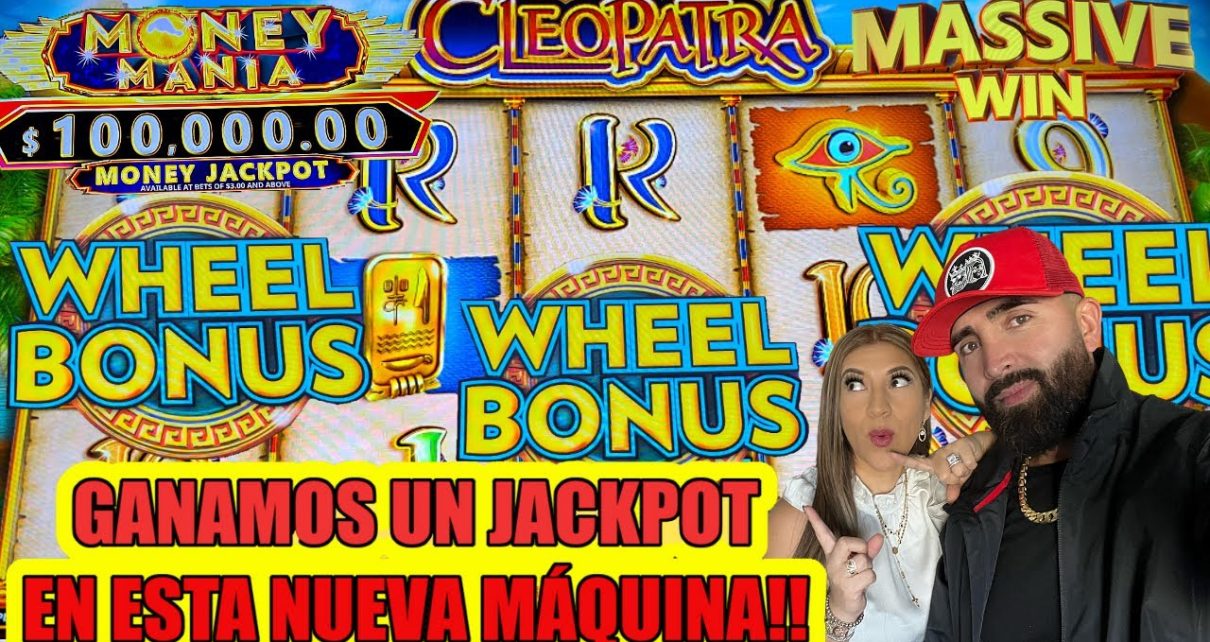 ? NUEVA MAQUINA DE CLEOPATRA TIENE UN PREMIO DE 0,000 !! GANAMOS UN JACKPOT EN MONEY MANIA