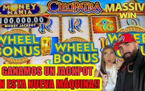 ? NUEVA MAQUINA DE CLEOPATRA TIENE UN PREMIO DE 0,000 !! GANAMOS UN JACKPOT EN MONEY MANIA