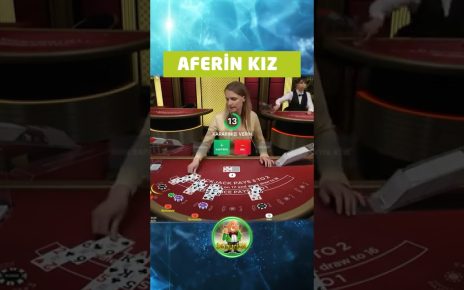 ONLİNE CASİNO BLACKJACK ? AFERİN KIZ ? #shorts