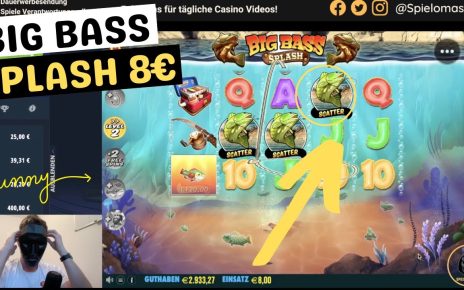 Online Casino Deutsch ? | Big Bass Splash Freispiele 8€ SpieloMaster