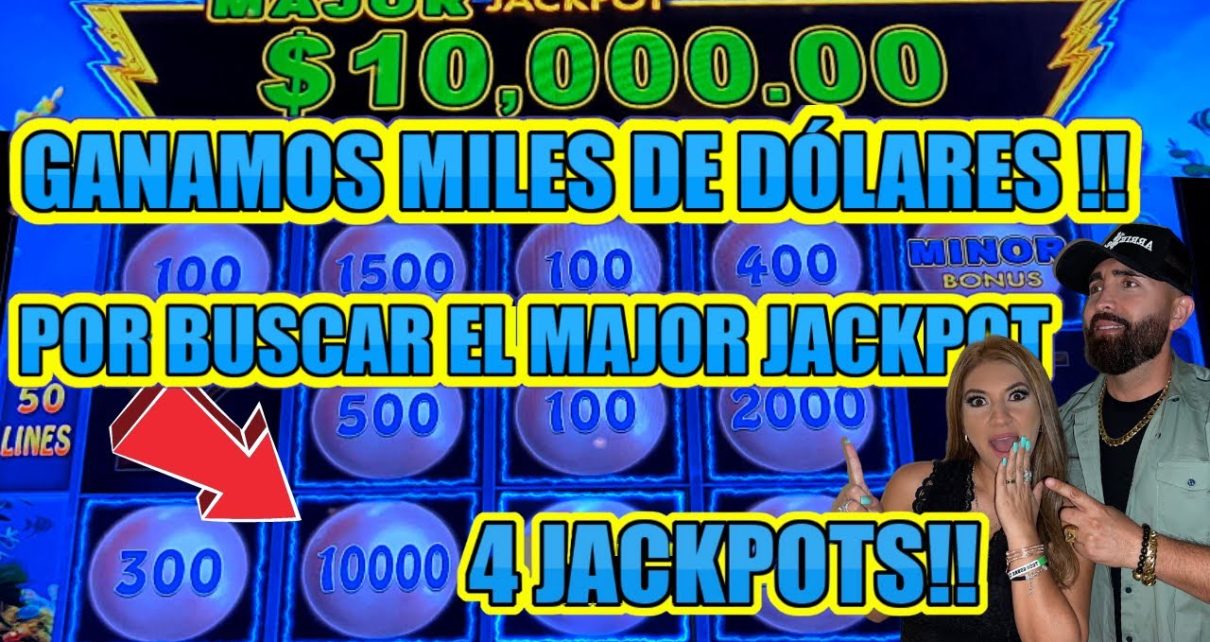 ⚪️ POR BUSCAR EL MAJOR JACKPOT GANAMOS MILES DE DÓLARES EN EL CASINO !