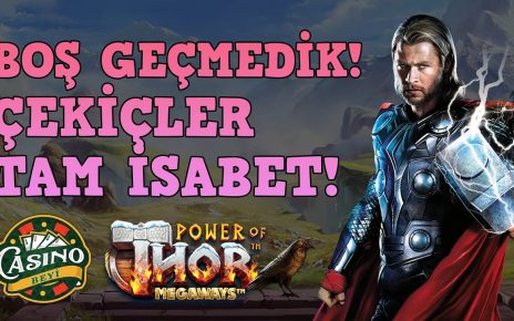 ⚔#PowerOfThor'da Tüm Hünerlerimizi Gösterdik! – Casino Beyi #slot #slotoyunları #casino #pragmatic