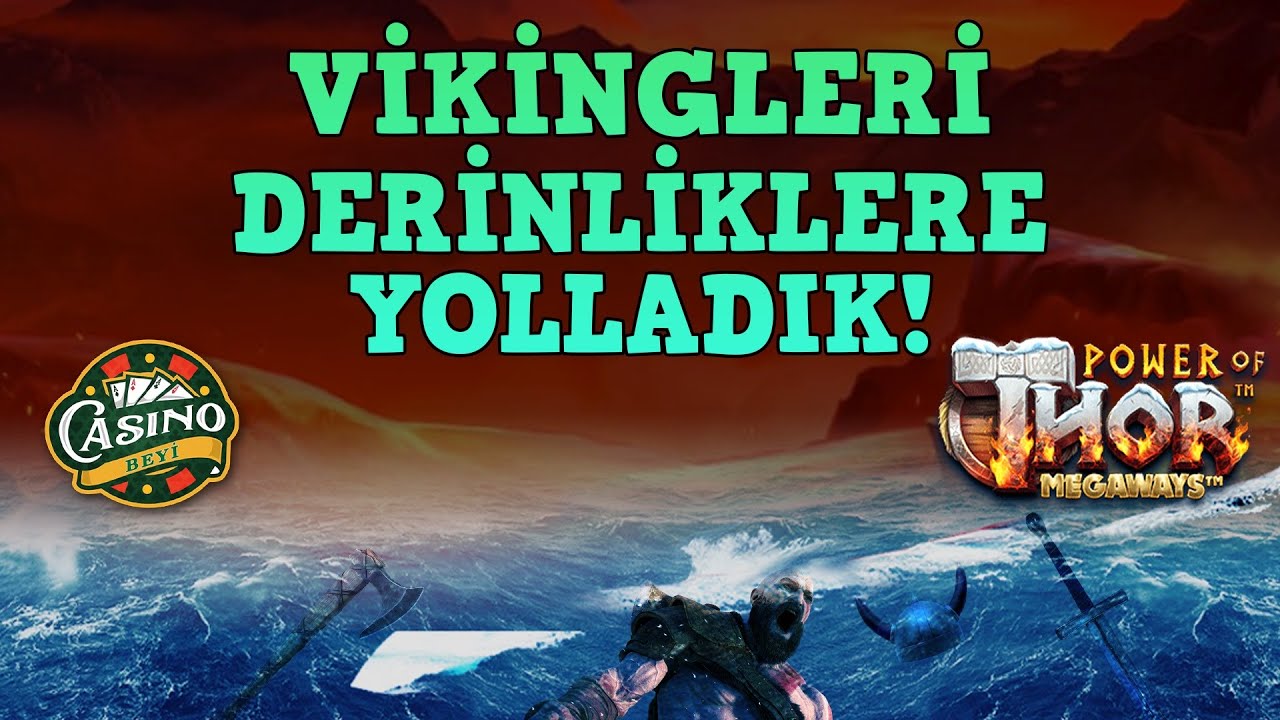 ?#PowerOfThor'da Vikingleri Denize Döktük! - Casino Beyi #slot #slotoyunları #casino #pragmatic