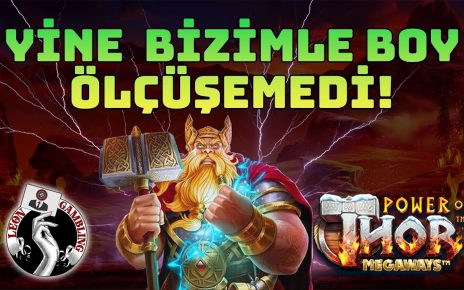 ⚔#PowerOfThor'da Yine Acımadık! Leon Gambling #slot#casino#slotvideoları #slotoyunlarıizle#slotizle