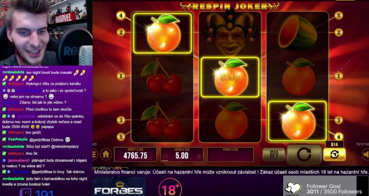 RESPIN JOKER • ZKOUŠÍME CO PŘILÉTNE Z 1000 OTOČEK • FORBES ONLINE CASINO
