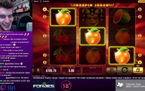 RESPIN JOKER • ZKOUŠÍME CO PŘILÉTNE Z 1000 OTOČEK • FORBES ONLINE CASINO