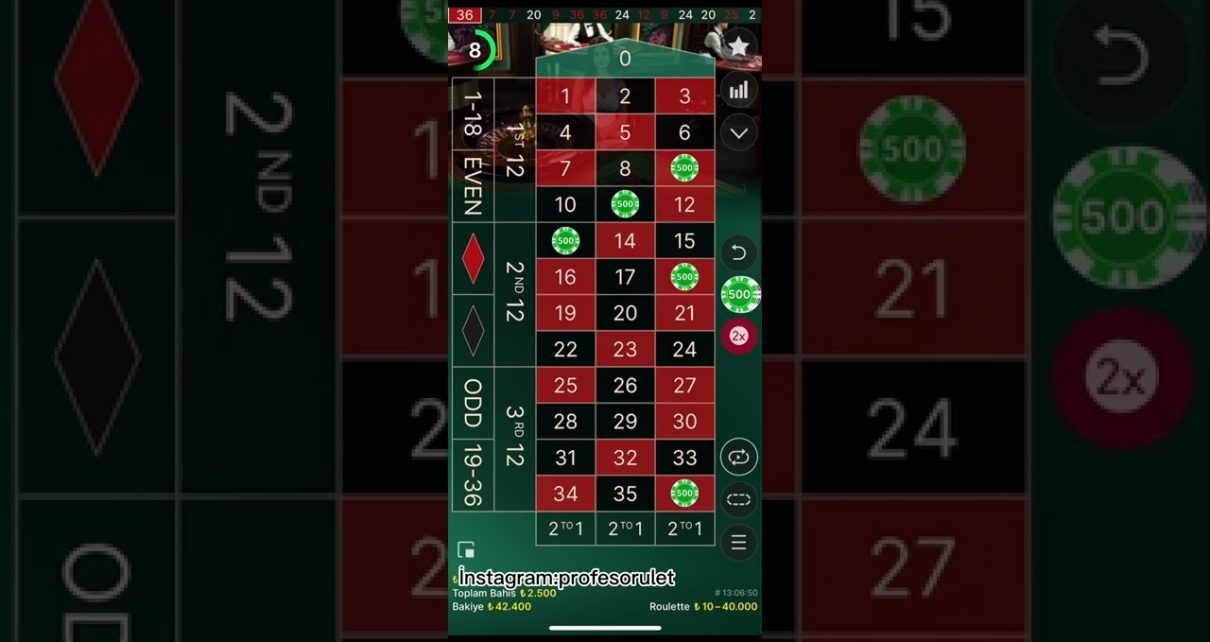 RULET | RULETTE 7-7 TAKTİĞİYLE KASAMI ARŞA ÇIKARDIM RULET | RULETTE 7-7 TAKTİĞİYLE KASAMI ARŞA ÇIKARDIM