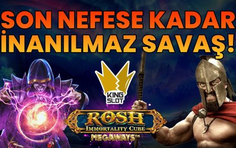 #RoshImmortalityCubeMegaways'te Gözümüzü Kararttık!  King Slot #casino #slotizle #gameart #slot