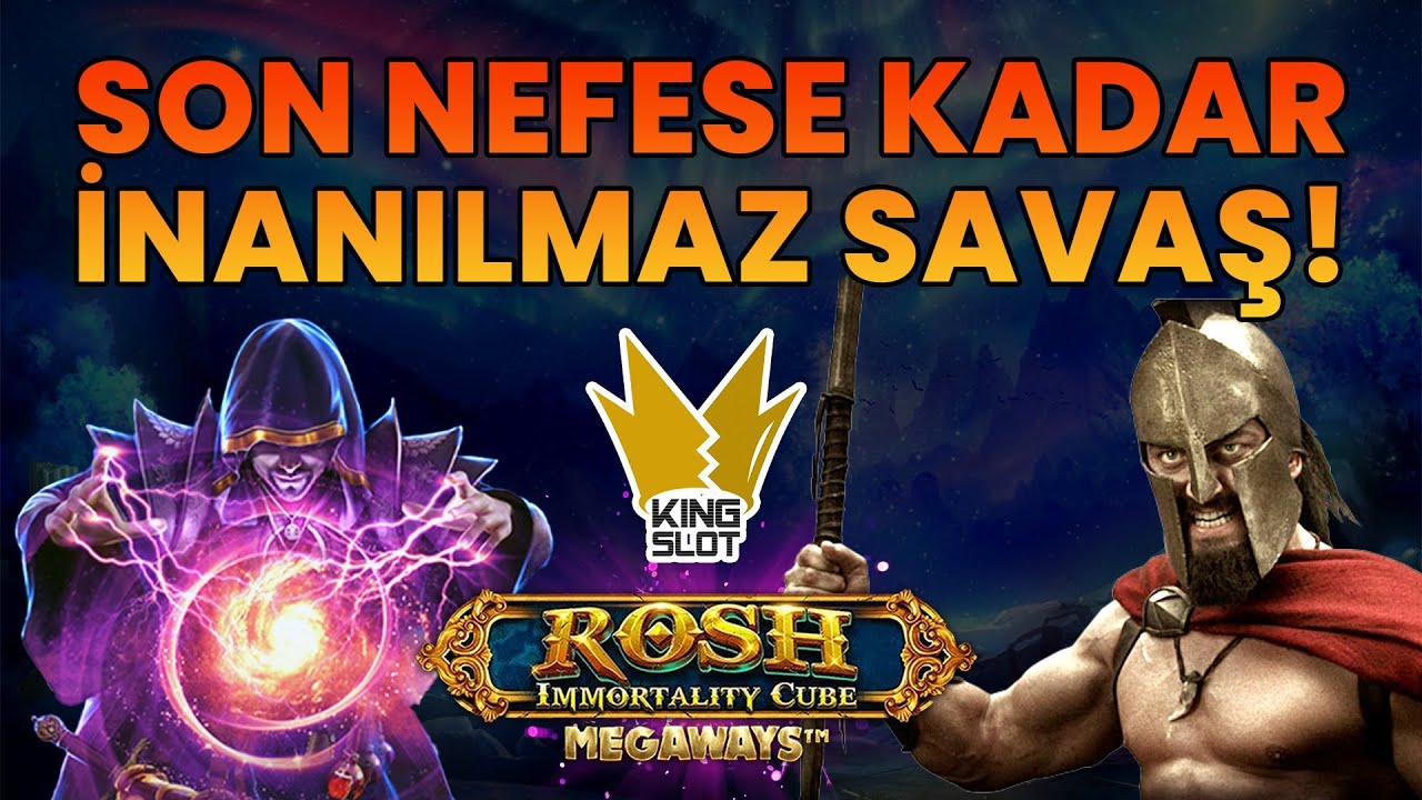 #RoshImmortalityCubeMegaways'te Gözümüzü Kararttık!  King Slot #casino #slotizle #gameart #slot