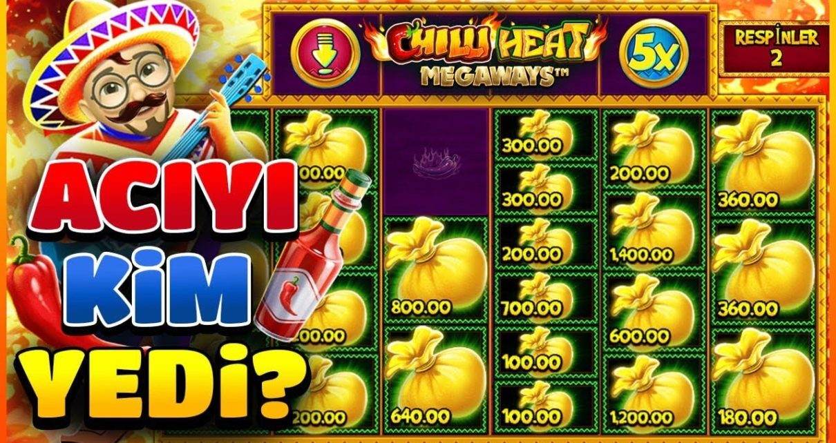SLOT OYUNLARI ⭐⭐ CHILLI HEAT MEGAWAYS ⭐⭐ ONUN BİBERLERİ ACI ⭐⭐ı