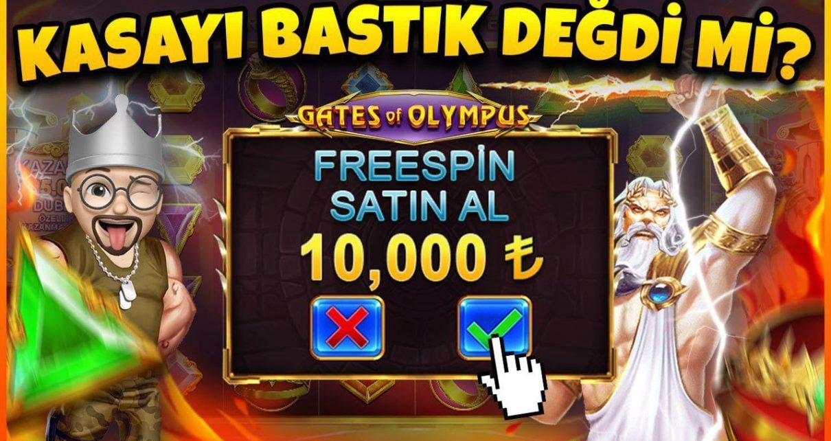 SLOT OYUNLARI ⭐⭐ GATES OF OLYMPUS ?? 10.000₺ İLE ALIM YAPTIK ⭐⭐#slot #slotoyunları #casino