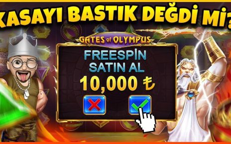 SLOT OYUNLARI ⭐⭐ GATES OF OLYMPUS ?? 10.000₺ İLE ALIM YAPTIK ⭐⭐#slot #slotoyunları #casino