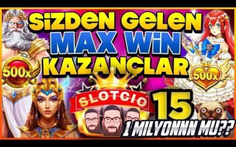 SLOT OYUNLARI ♦️ SİZDEN GELEN REKOR KAZANÇLAR 15 ? 1 MİLYON MUUU ?????? #slot #slotoyunları #casino