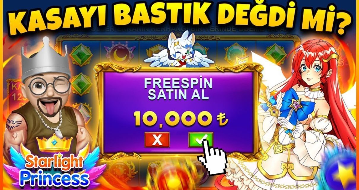 SLOT OYUNLARI ⭐ ✴️ STARLIGHT PRINCESS ✴️ ⭐ 10.000 ₺ KASA BASILDI ✴️ ⭐ı