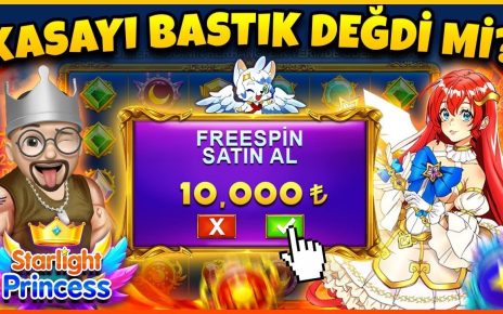 SLOT OYUNLARI ⭐ ✴️ STARLIGHT PRINCESS ✴️ ⭐ 10.000 ₺ KASA BASILDI ✴️ ⭐ #slot #slotoyunları #casino