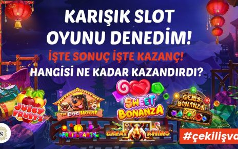 ⭐️SLOT OYUNLARI⭐️BİG WİN OYUNLARDA BÜYÜK KASA İLE DENEDİM #slot #slotoyunları #casino #sweetbonanza