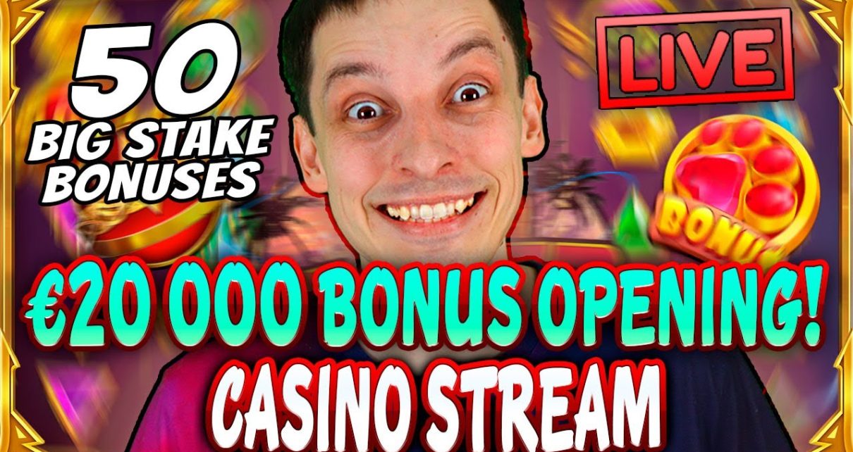 SLOTS LIVE ? €20 000 BONUS OPENING! Casino Stream Big Wins with mrBigSpin
