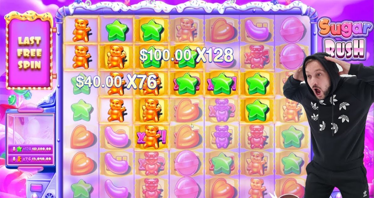 SUGAR RUSH – HUGE WIN CASINO SLOT ONLINE BONUS BUY BIG MULTIPLIER