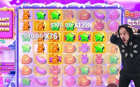 SUGAR RUSH – HUGE WIN CASINO SLOT ONLINE BONUS BUY BIG MULTIPLIER