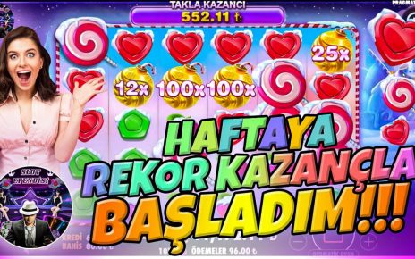 SWEET BONANZA XMAS REKOR | HAFTAYA REKOR KAZANÇLA BAŞLADIM !!!