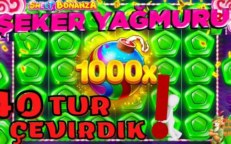 ?SWEET BONANZA?1 SATIN ALDIK, 40 TUR ÇEVİRDİK?PATLATTIK❗ #slot #casino #sweetbonanza #taktik #kazanç